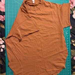 Pebby Forevee Casual Brown (split hem) tunic T-Shirt